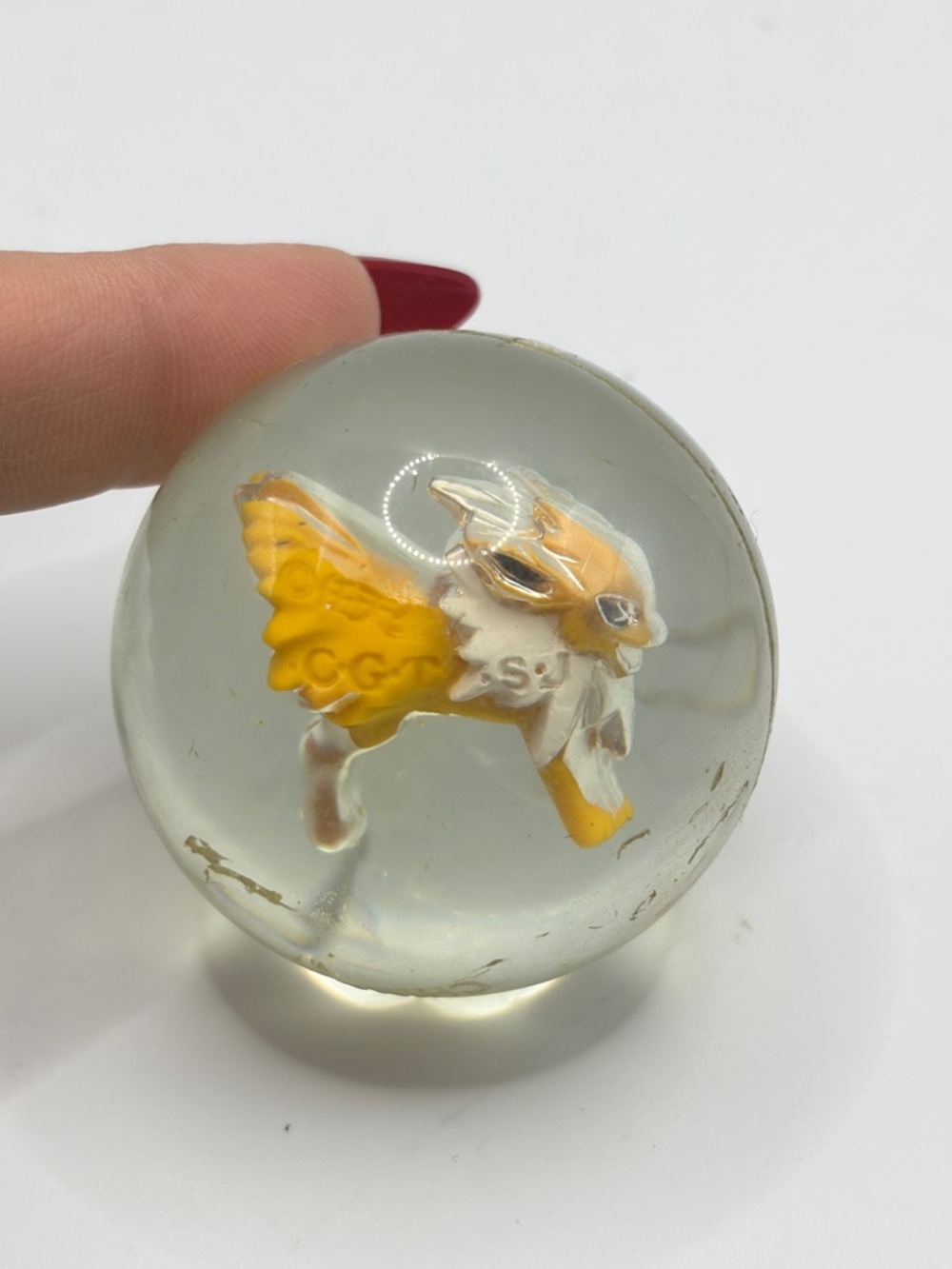 Vintage Hasbro Pokémon JOLTEON Power Bouncer Bouncy Ball Toy Pokemon Decor